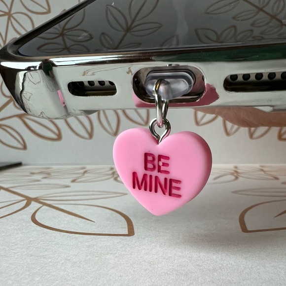 Unbranded - Handmade Accessories - Candy Heart Phone Dust Plug / Phone Charm - C Port